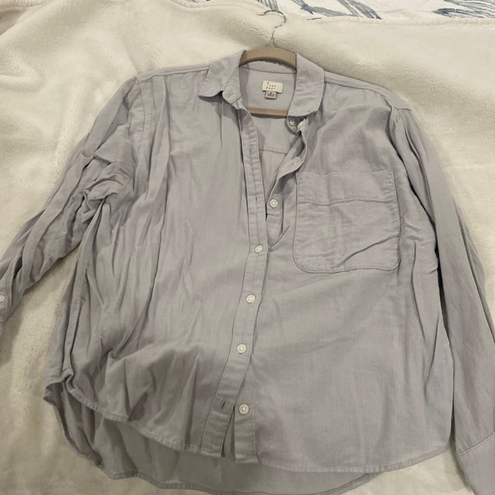 Grey Button Down Shirt